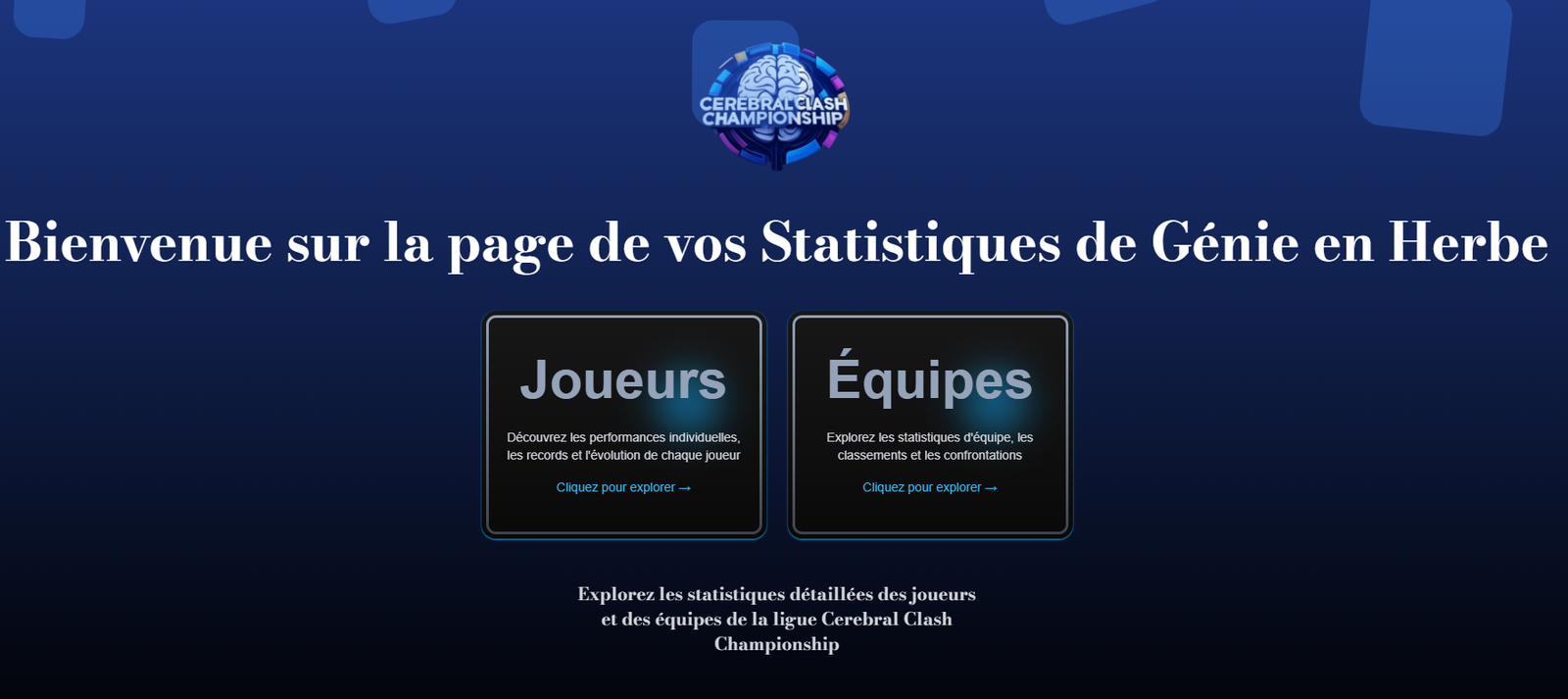 Ligue du Championnat Cerebral Clash